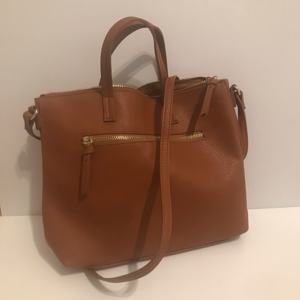 Cute brown over the crossbody or handbag NWOT